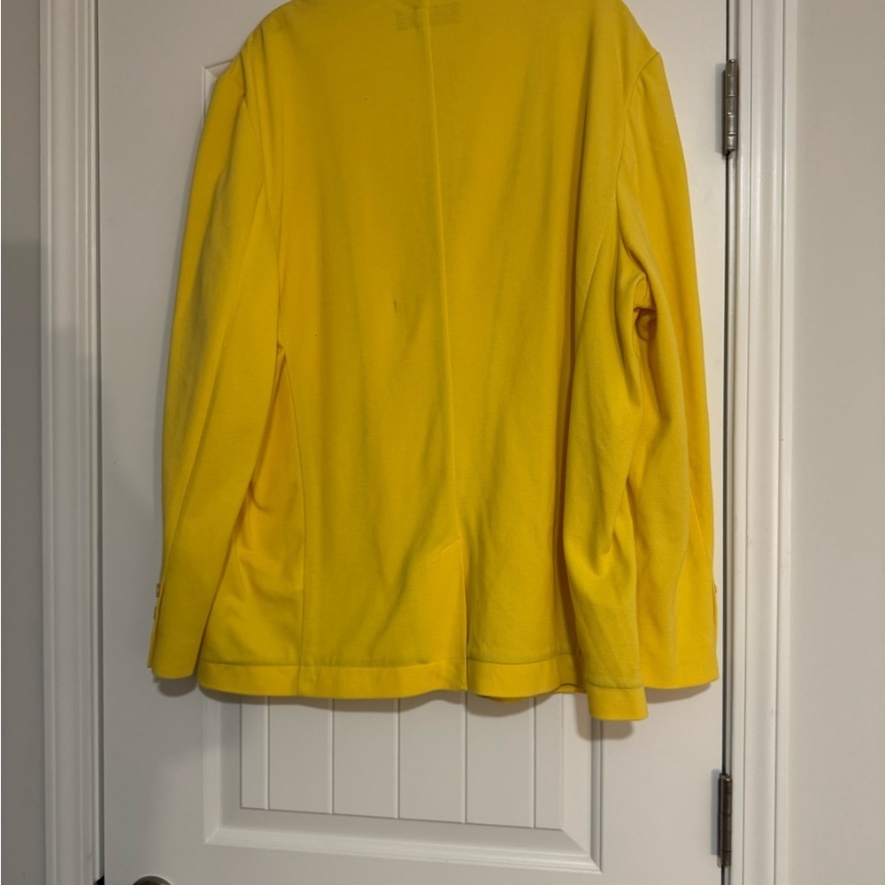 Vibrant Yellow Men's Blazer - Picture 2 of 5
